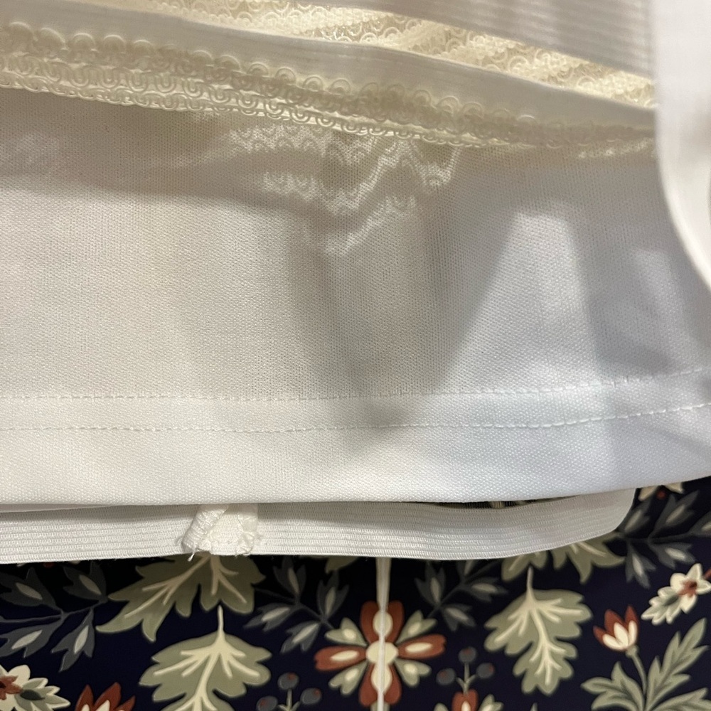 Miami Cream Striped A-Line Skirt - Picture 6 of 8